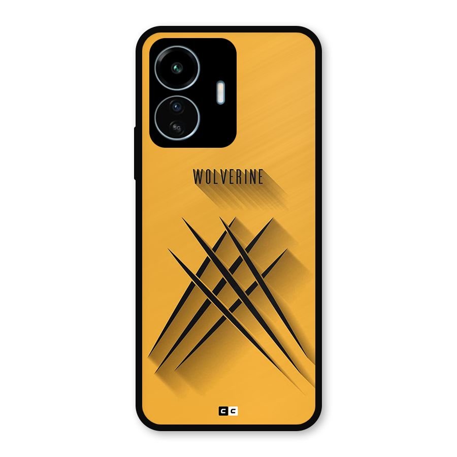 Logan Claw Metal Back Case for vivo iQOO Z6 Lite 5G