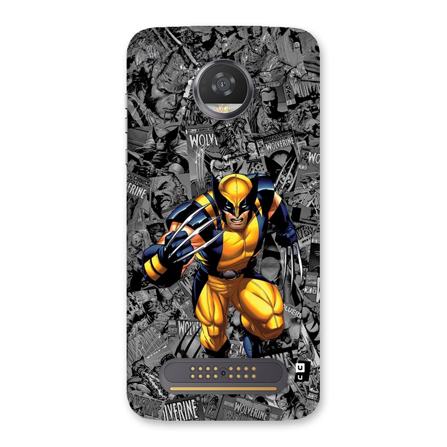 Logan Stance Back Case for Moto Z2 Play