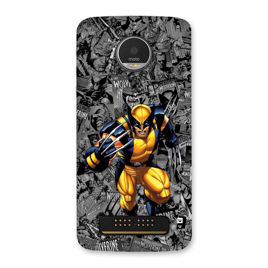 Logan Stance Back Case for Moto Z Play