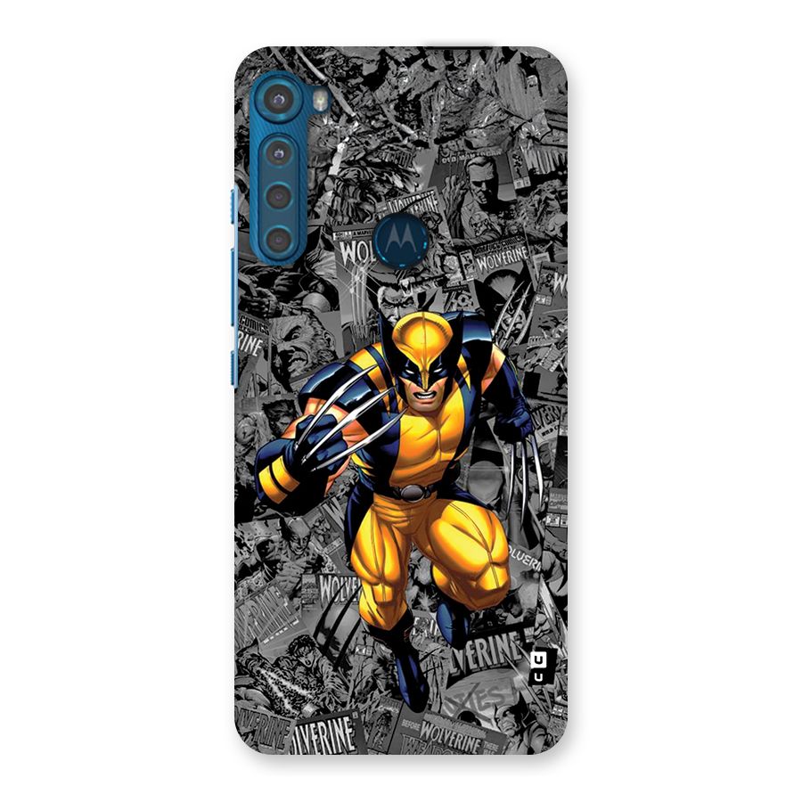 Logan Stance Back Case for Motorola One Fusion Plus