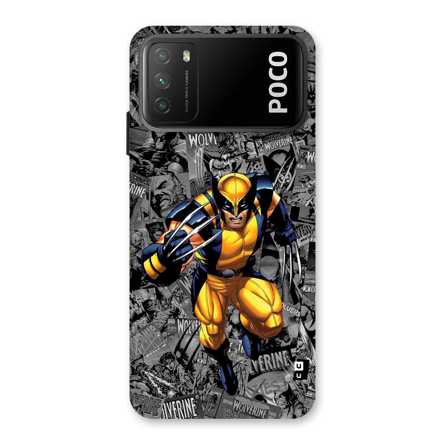 Logan Stance Back Case for Poco M3
