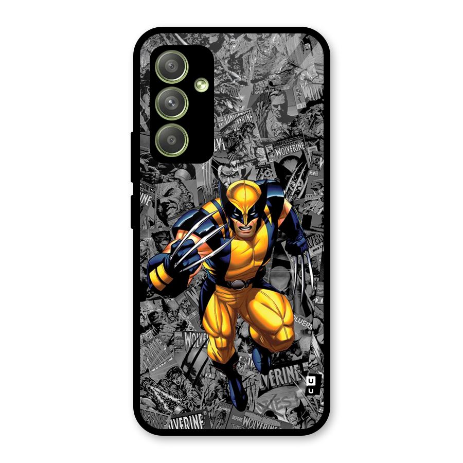 Logan Stance Glass Back Case for Galaxy A54