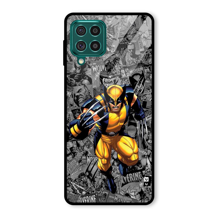 Logan Stance Glass Back Case for Galaxy F62