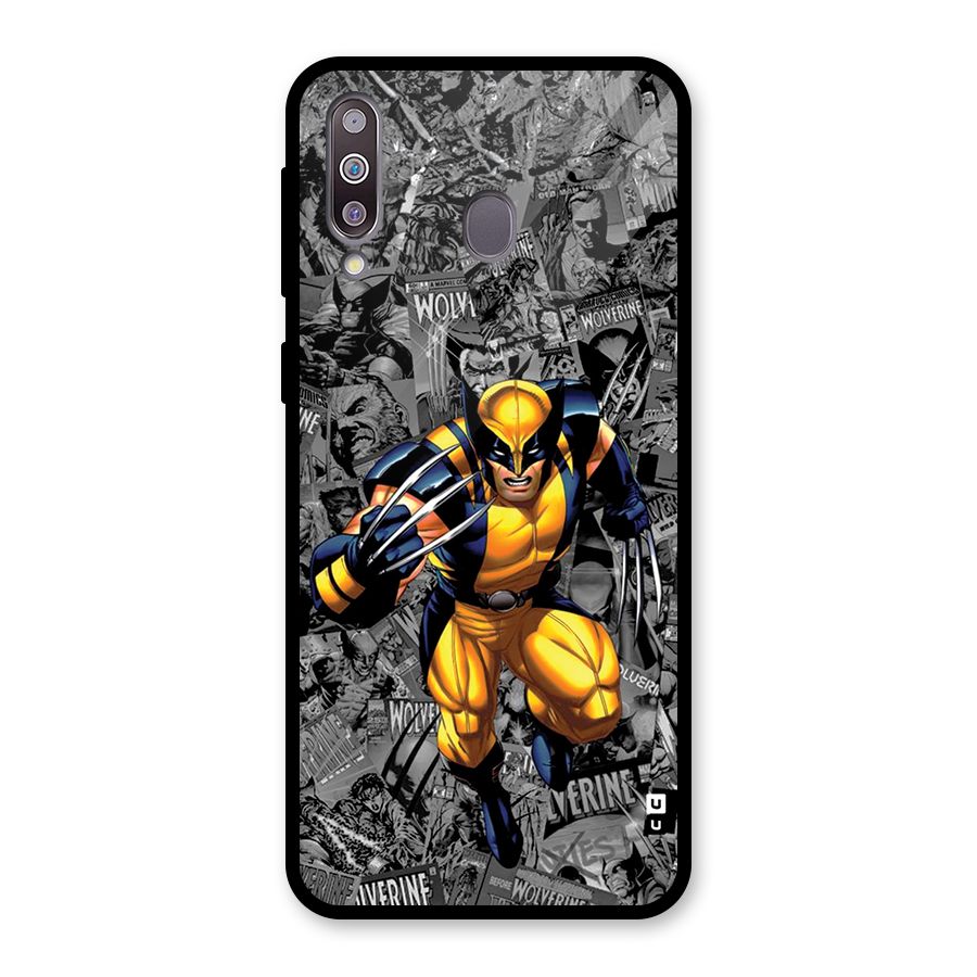 Logan Stance Glass Back Case for Galaxy M30