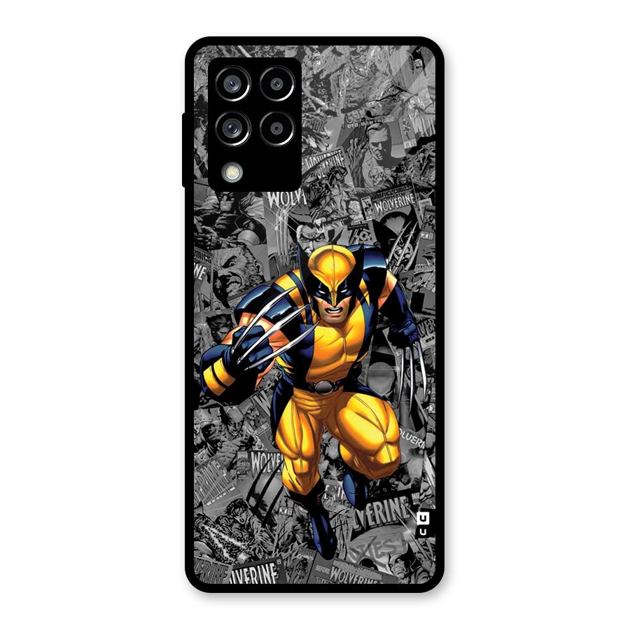 Logan Stance Glass Back Case for Galaxy M53 5G