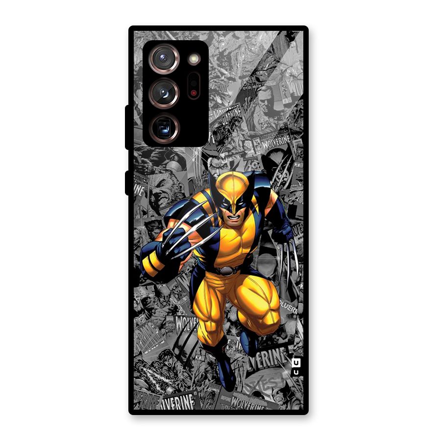 Logan Stance Glass Back Case for Galaxy Note 20 Ultra 5G