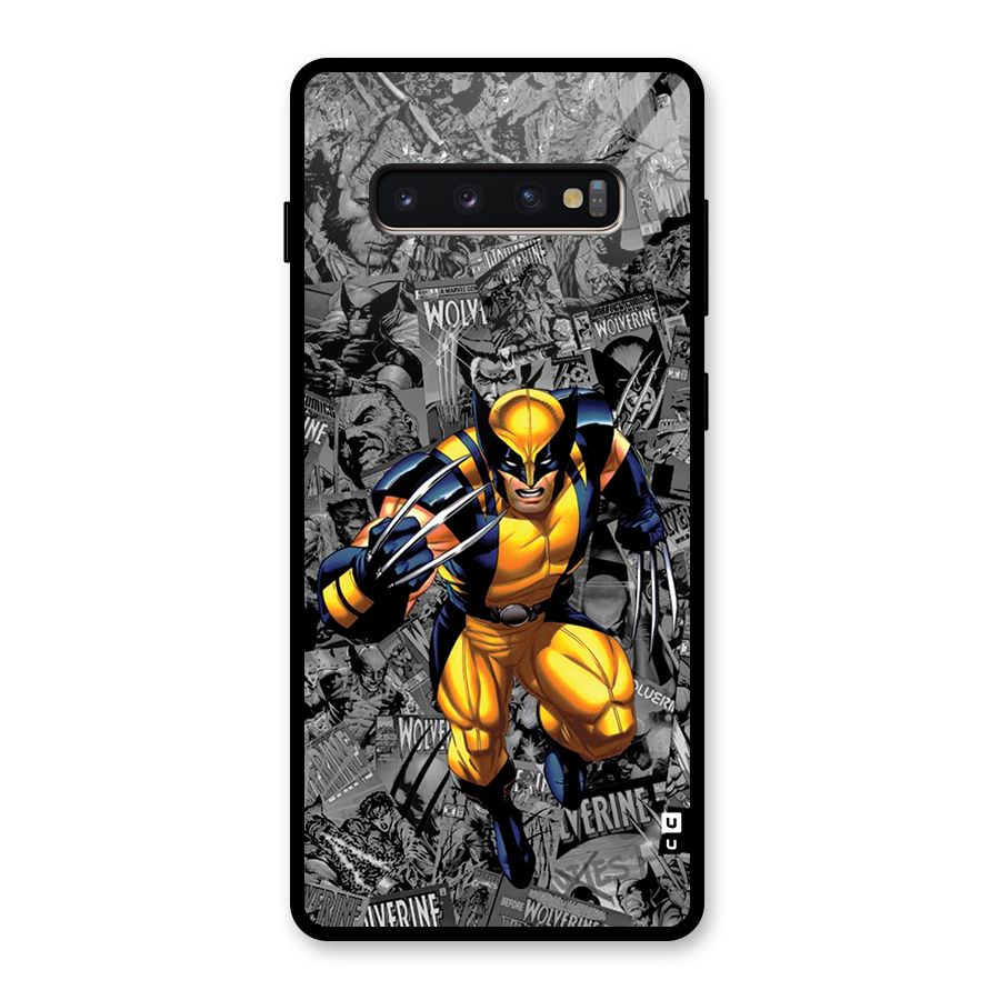 Logan Stance Glass Back Case for Galaxy S10 Plus
