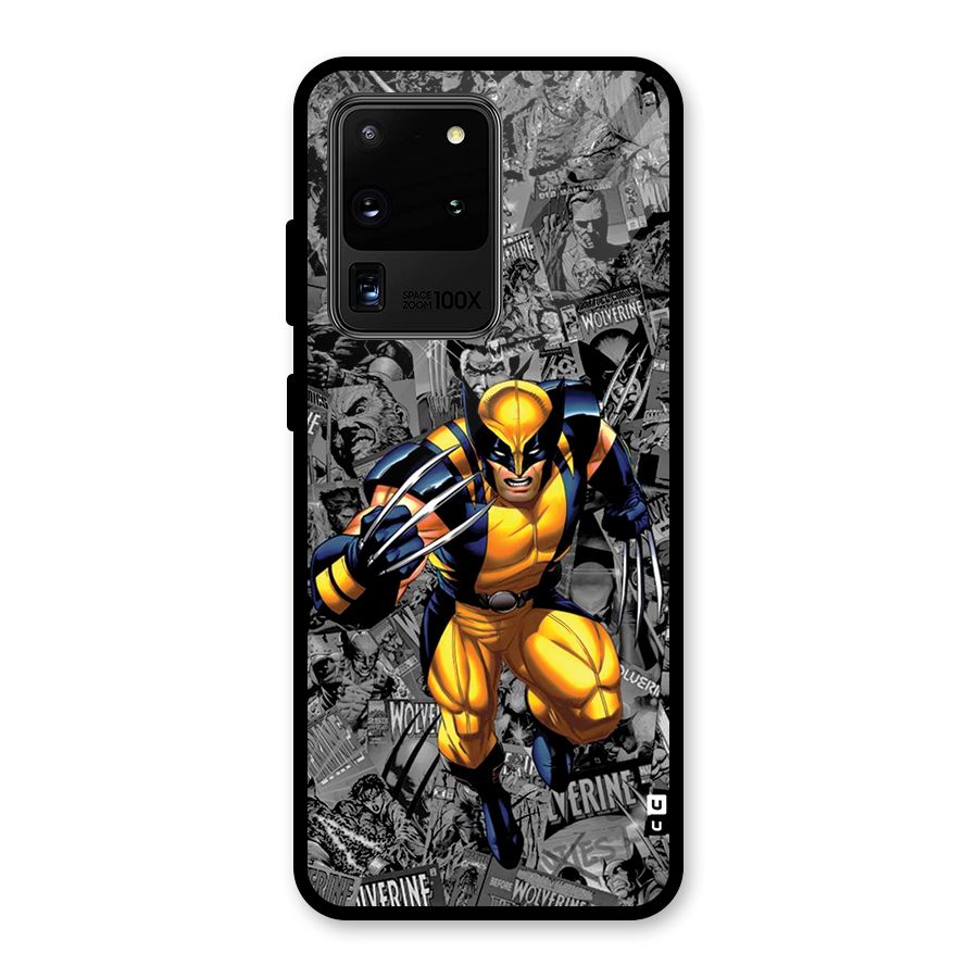 Logan Stance Glass Back Case for Galaxy S20 Ultra