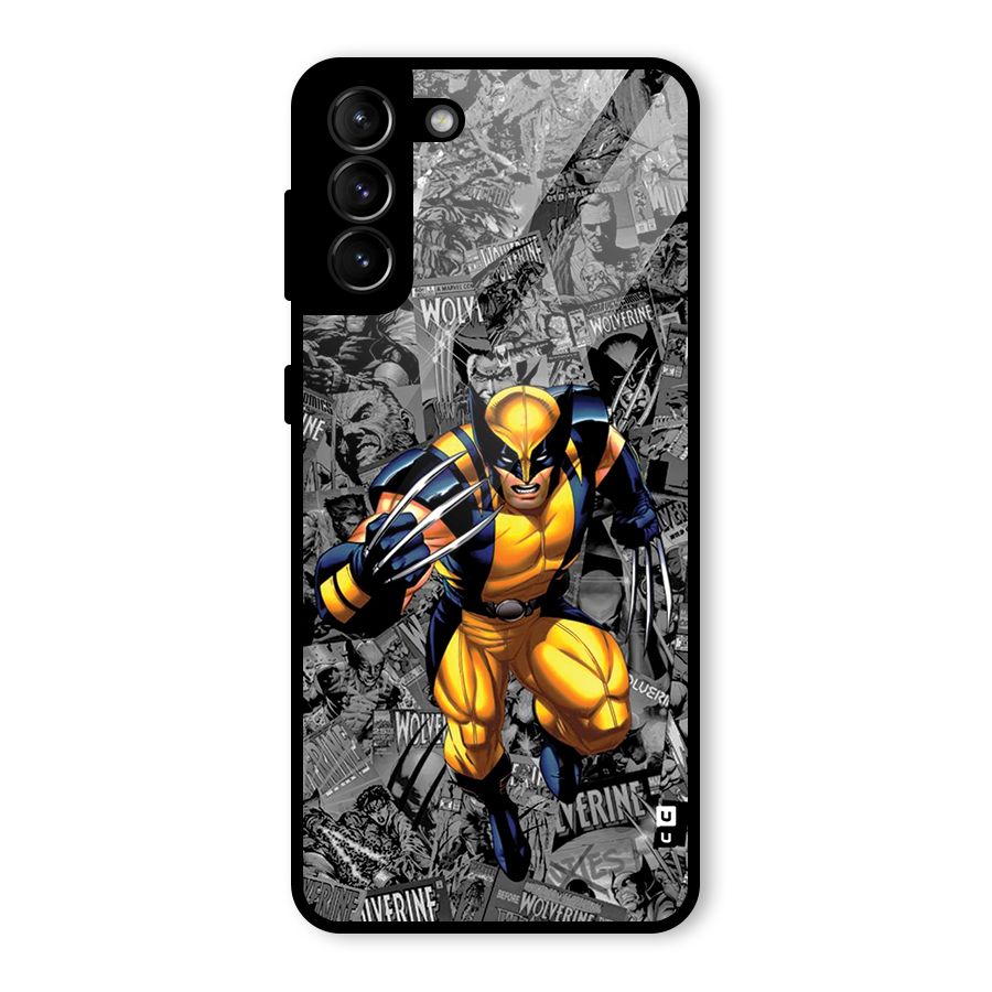 Logan Stance Glass Back Case for Galaxy S21 Plus