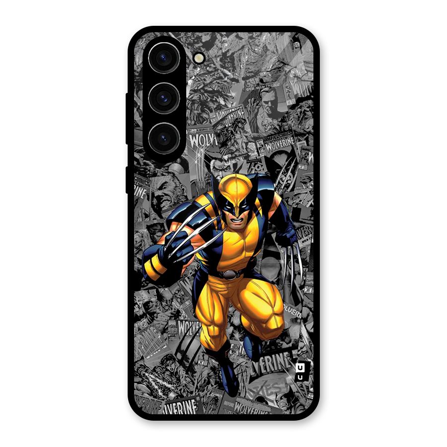 Logan Stance Glass Back Case for Galaxy S23 Plus