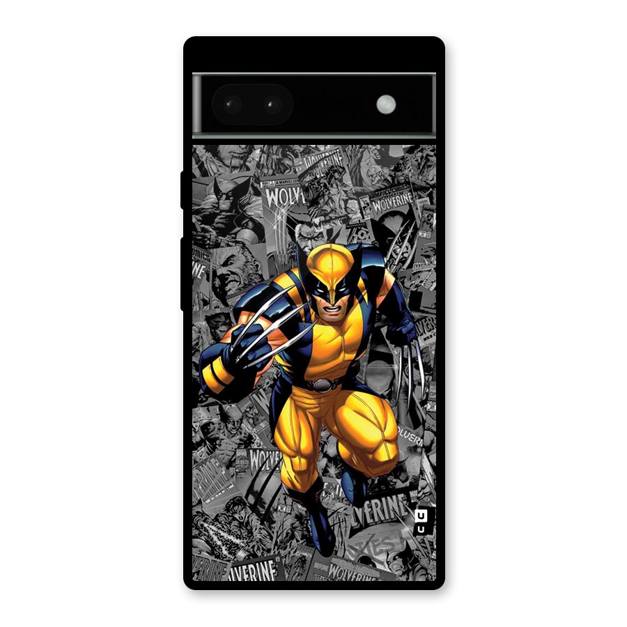 Logan Stance Glass Back Case for Google Pixel 6a
