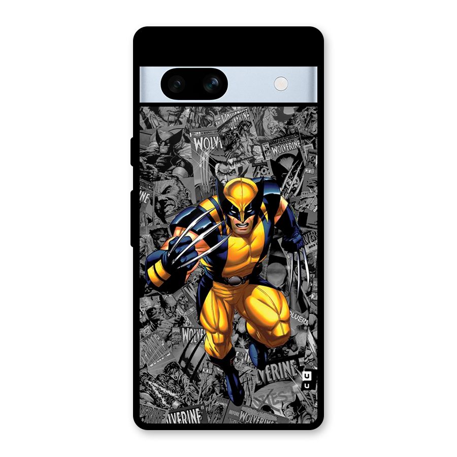 Logan Stance Glass Back Case for Google Pixel 7a