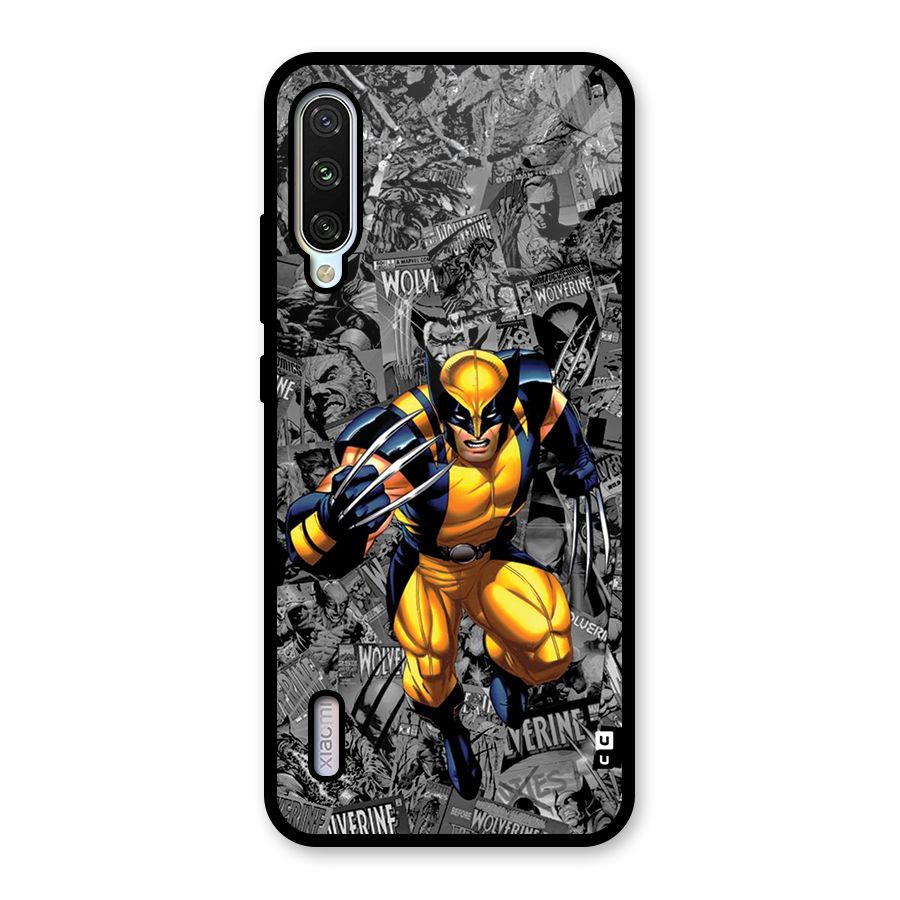 Logan Stance Glass Back Case for Mi A3