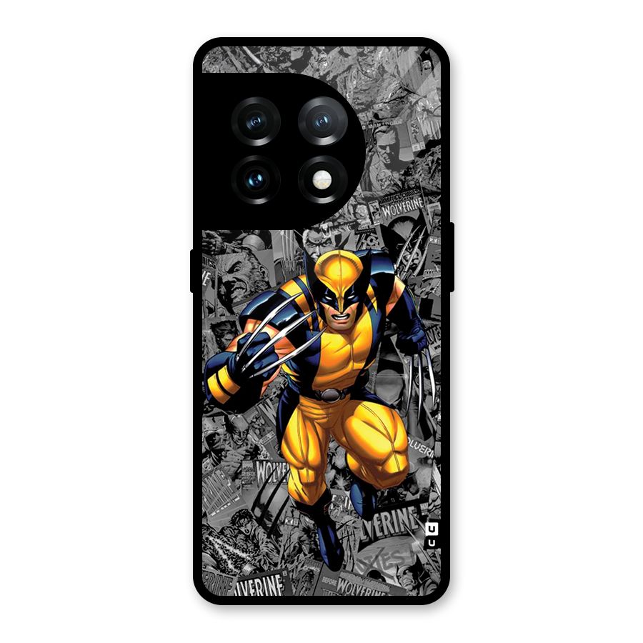 Logan Stance Glass Back Case for OnePlus 11
