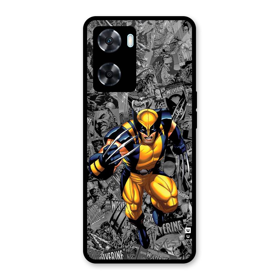 Logan Stance Glass Back Case for Oppo A77