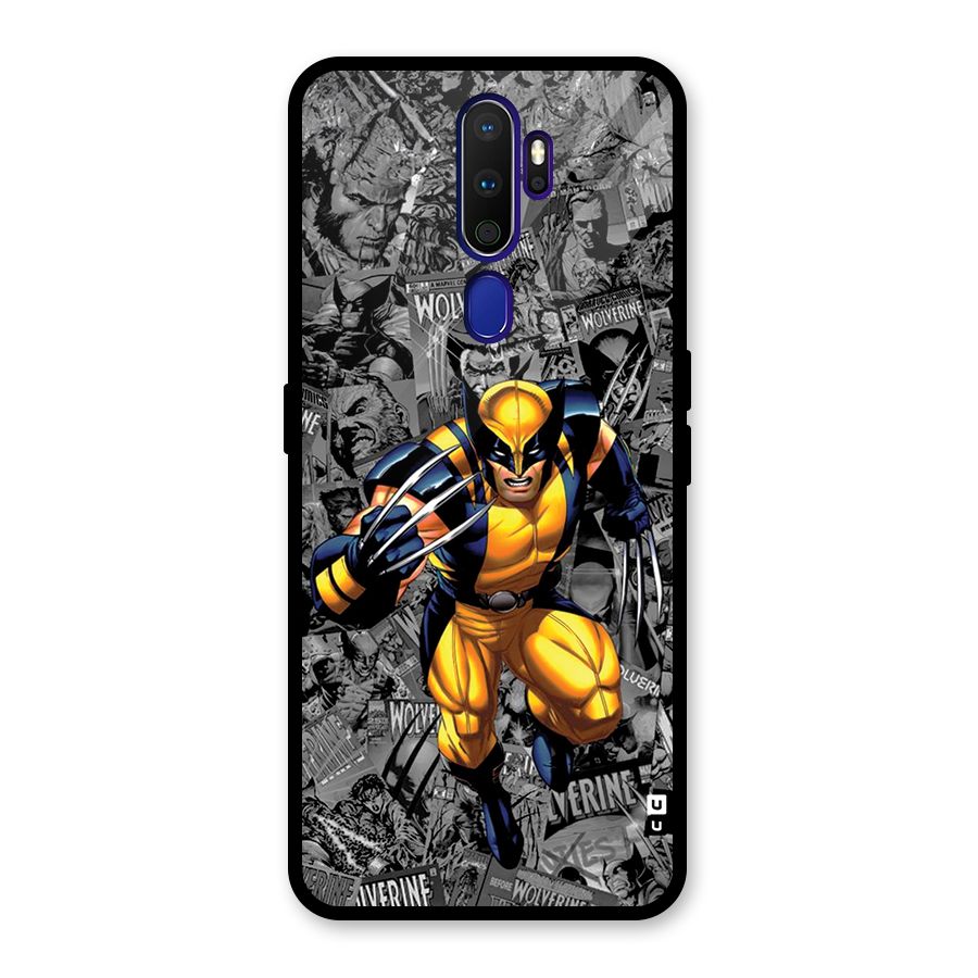 Logan Stance Glass Back Case for Oppo A9 (2020)
