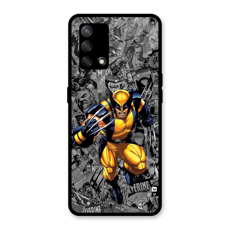 Logan Stance Glass Back Case for Oppo F19s