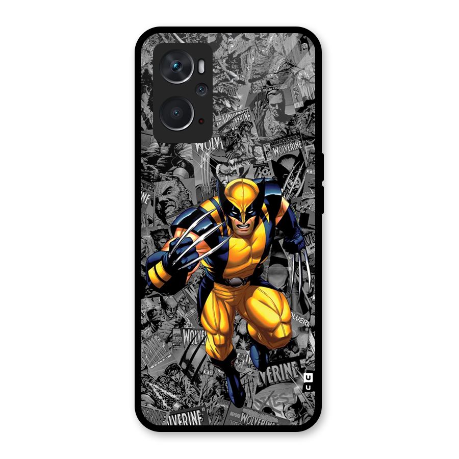 Logan Stance Glass Back Case for Oppo K10 4G