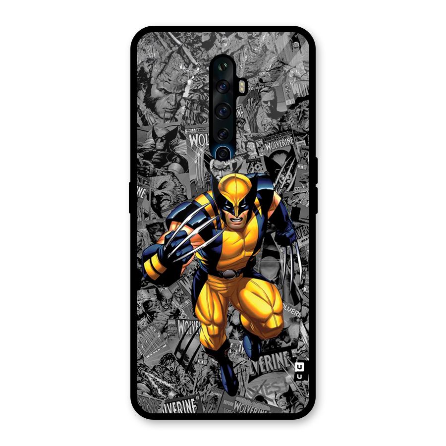 Logan Stance Glass Back Case for Oppo Reno2 Z