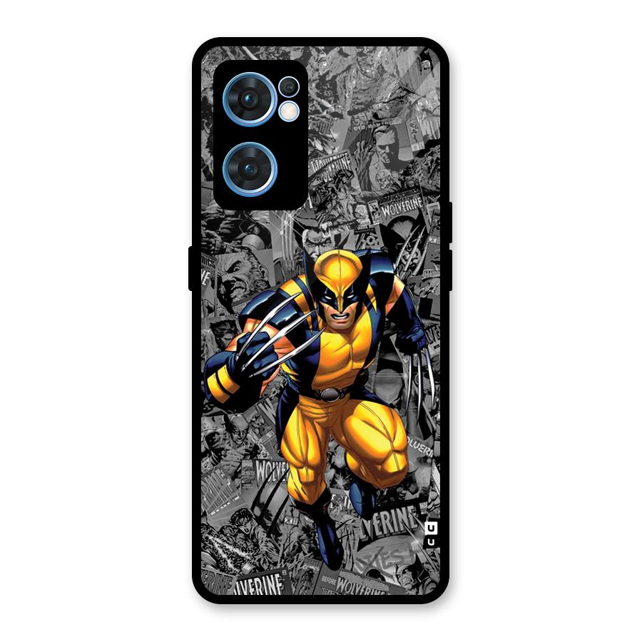 Logan Stance Glass Back Case for Oppo Reno7 5G