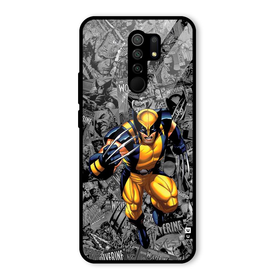 Logan Stance Glass Back Case for Poco M2