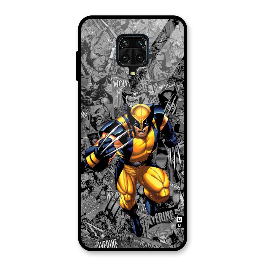 Logan Stance Glass Back Case for Poco M2 Pro