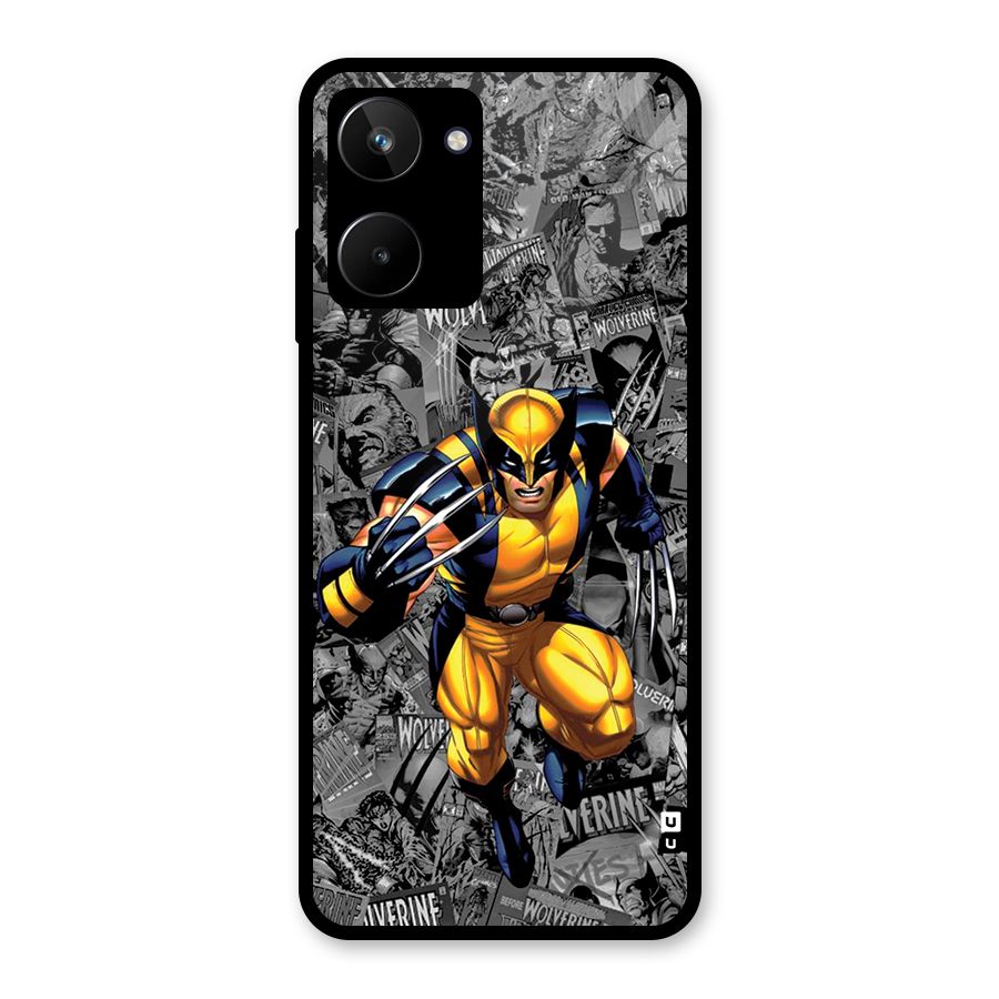 Logan Stance Glass Back Case for Realme 10