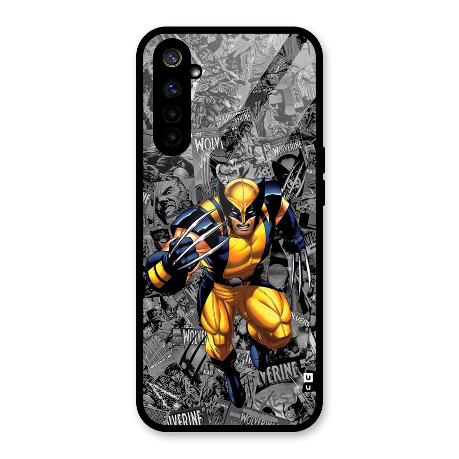 Logan Stance Glass Back Case for Realme 6i
