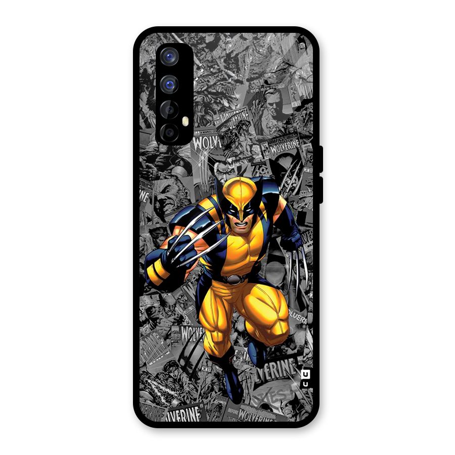 Logan Stance Glass Back Case for Realme 7