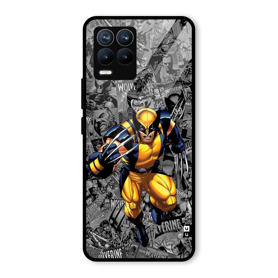 Logan Stance Glass Back Case for Realme 8