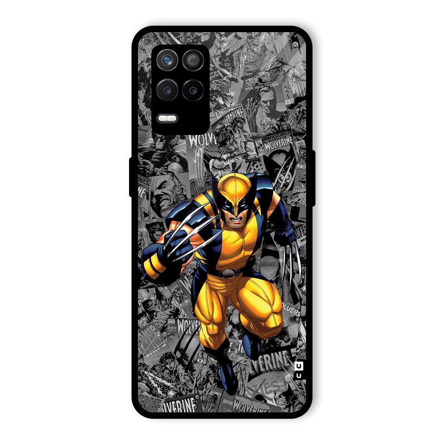 Logan Stance Glass Back Case for Realme 9 5G