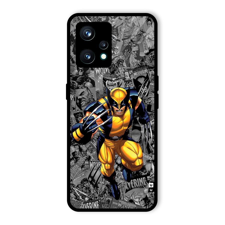 Logan Stance Glass Back Case for Realme 9 Pro Plus 5G