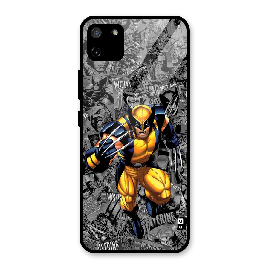 Logan Stance Glass Back Case for Realme C11