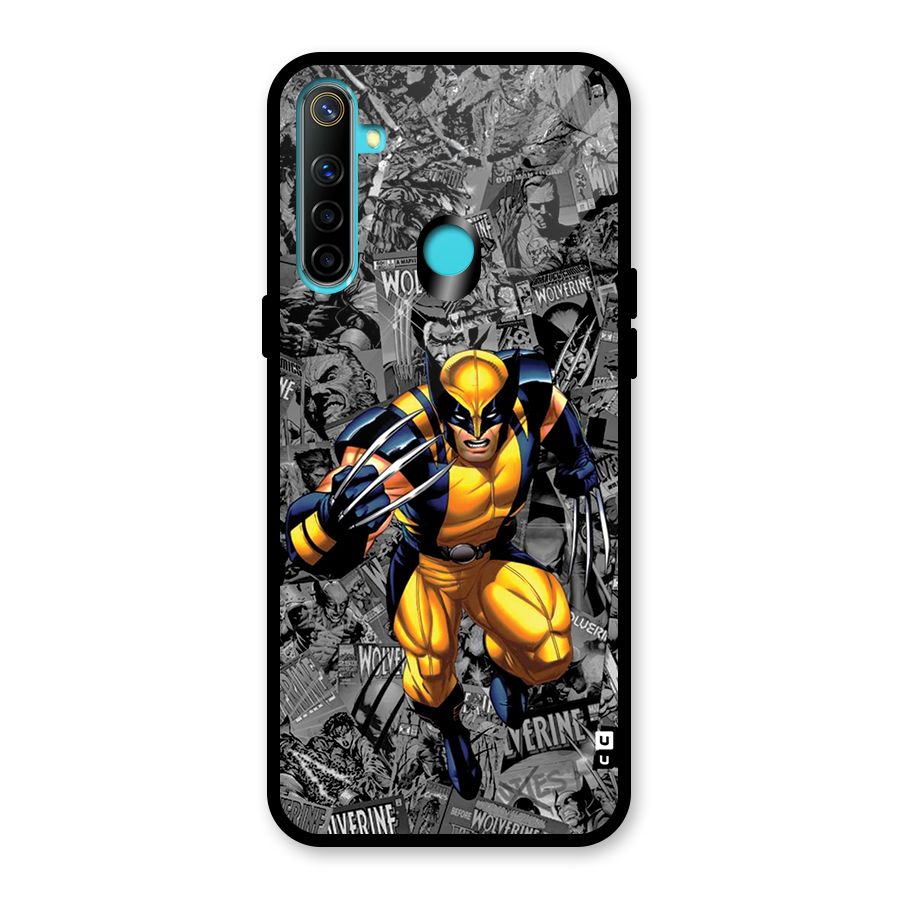 Logan Stance Glass Back Case for Realme Narzo 10