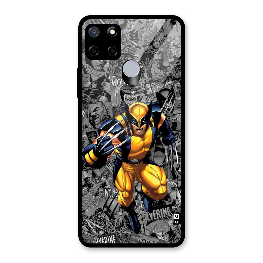 Logan Stance Glass Back Case for Realme Narzo 20