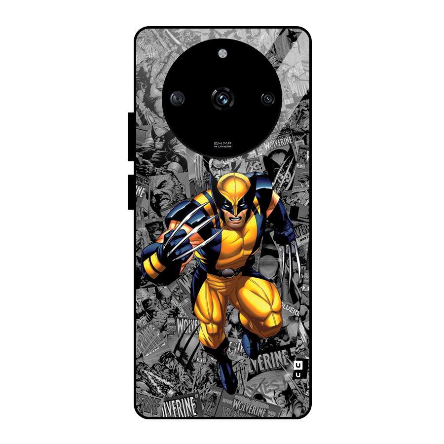 Logan Stance Glass Back Case for Realme Narzo 60 5G