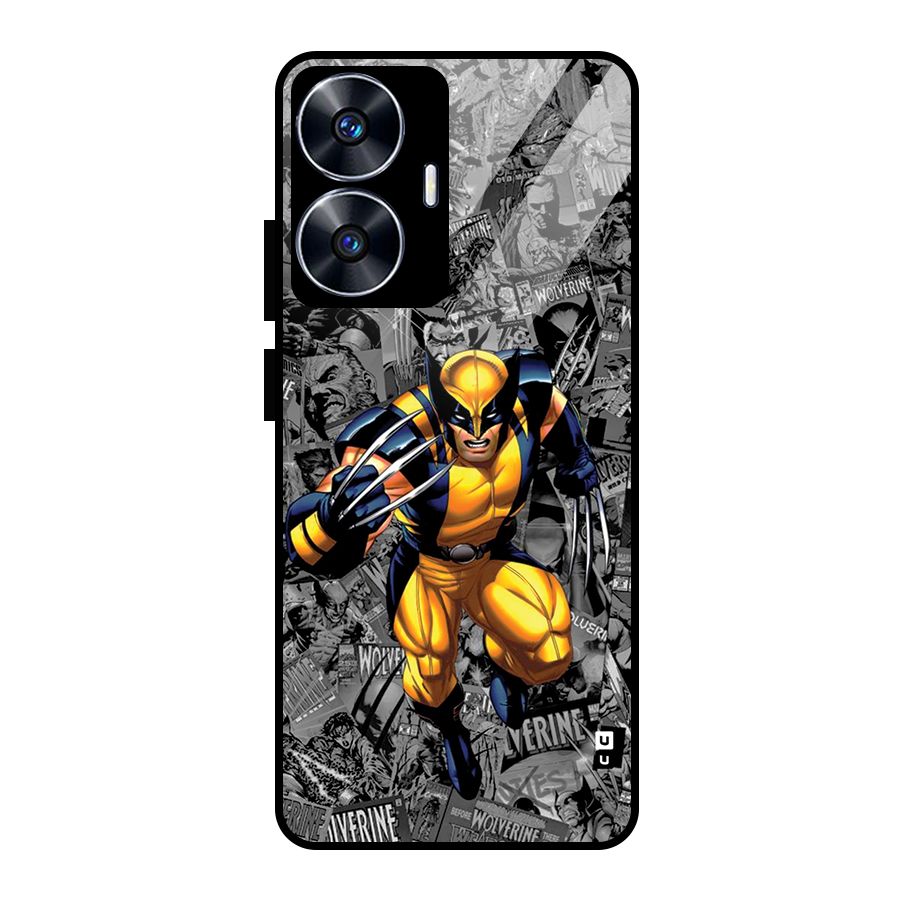 Logan Stance Glass Back Case for Realme Narzo N55