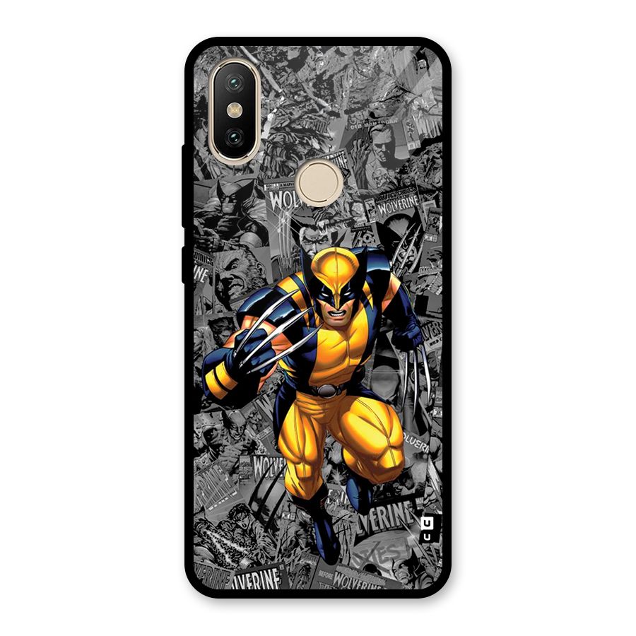 Logan Stance Glass Back Case for Redmi A2