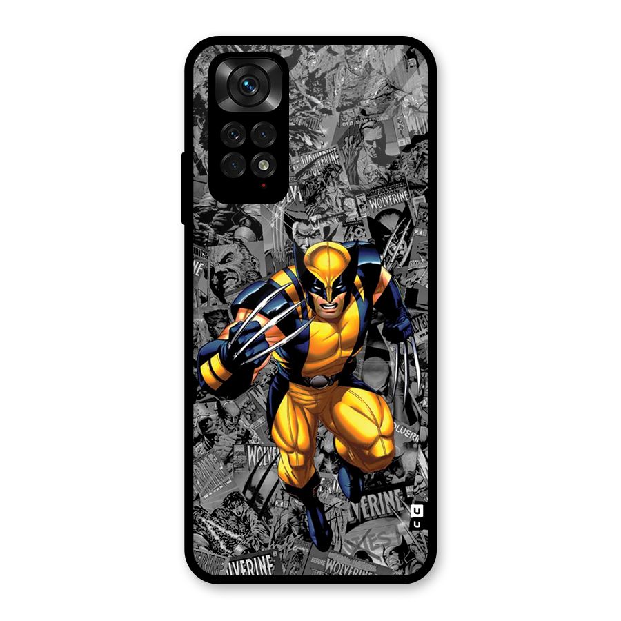 Logan Stance Glass Back Case for Redmi Note 11