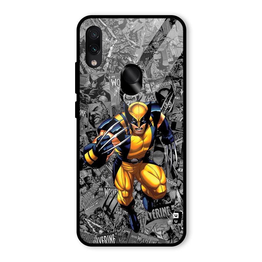 Logan Stance Glass Back Case for Redmi Note 7 Pro