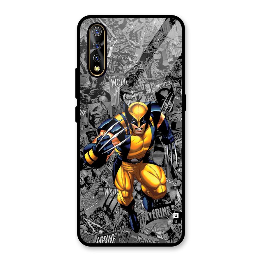 Logan Stance Glass Back Case for Vivo S1
