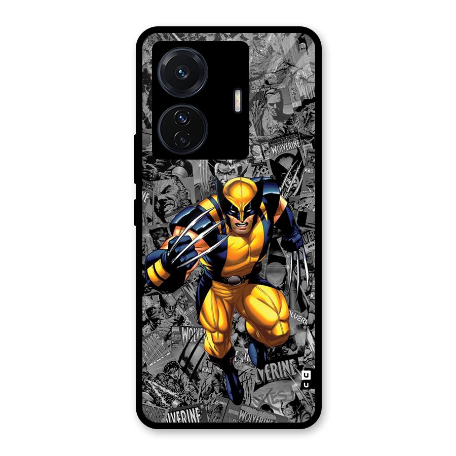 Logan Stance Glass Back Case for Vivo T1 Pro