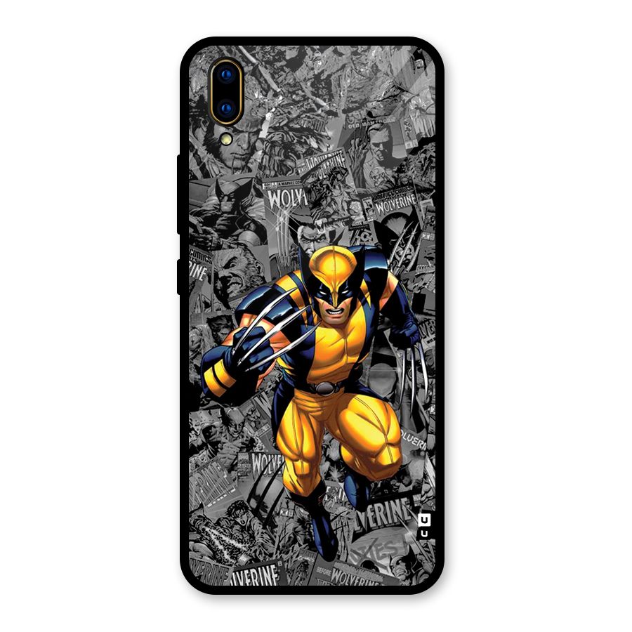 Logan Stance Glass Back Case for Vivo V11 Pro