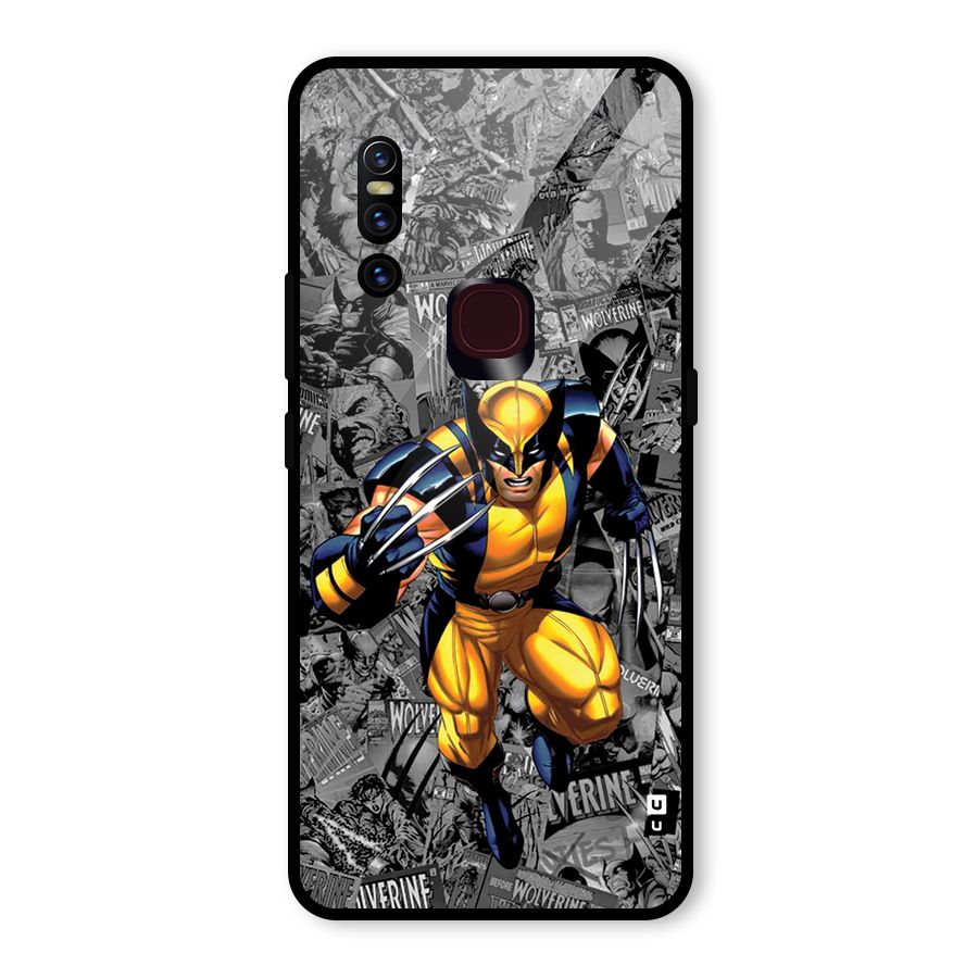 Logan Stance Glass Back Case for Vivo V15