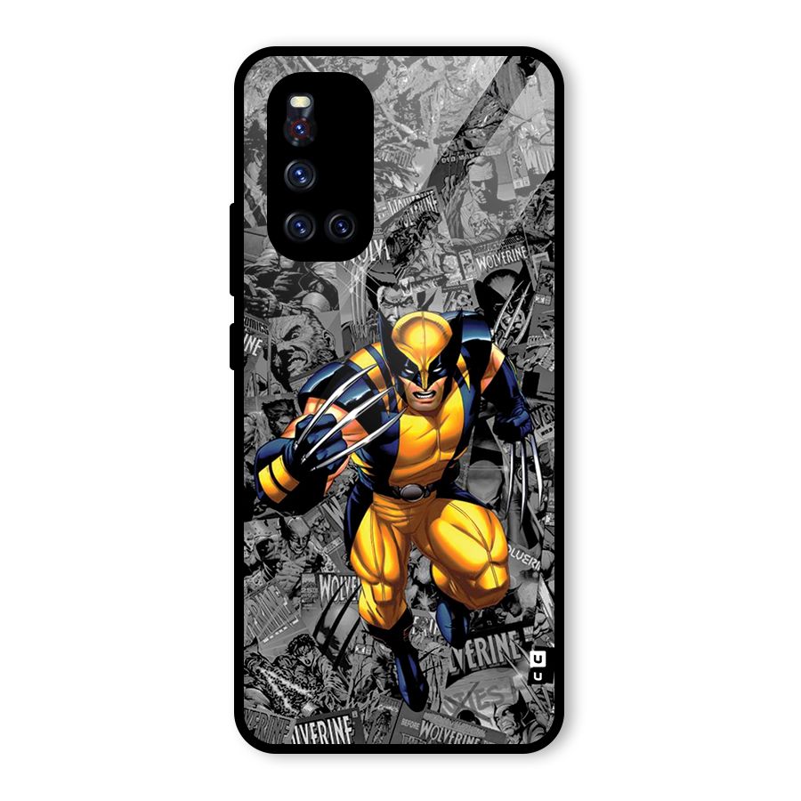 Logan Stance Glass Back Case for Vivo V19