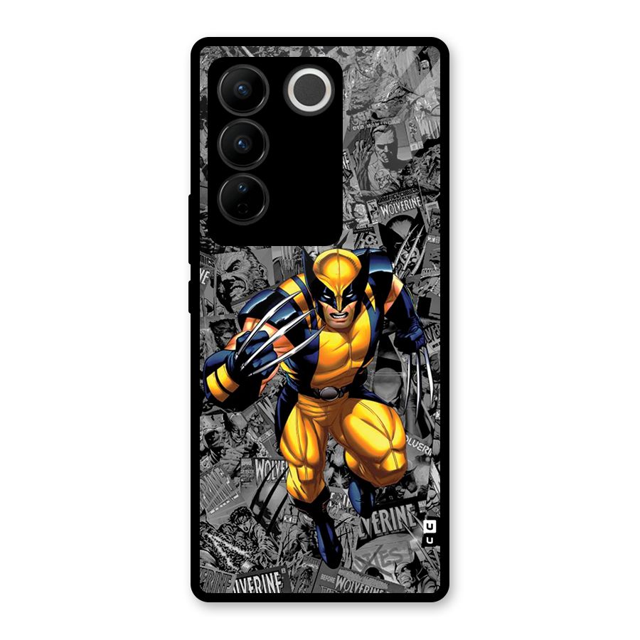 Logan Stance Glass Back Case for Vivo V27