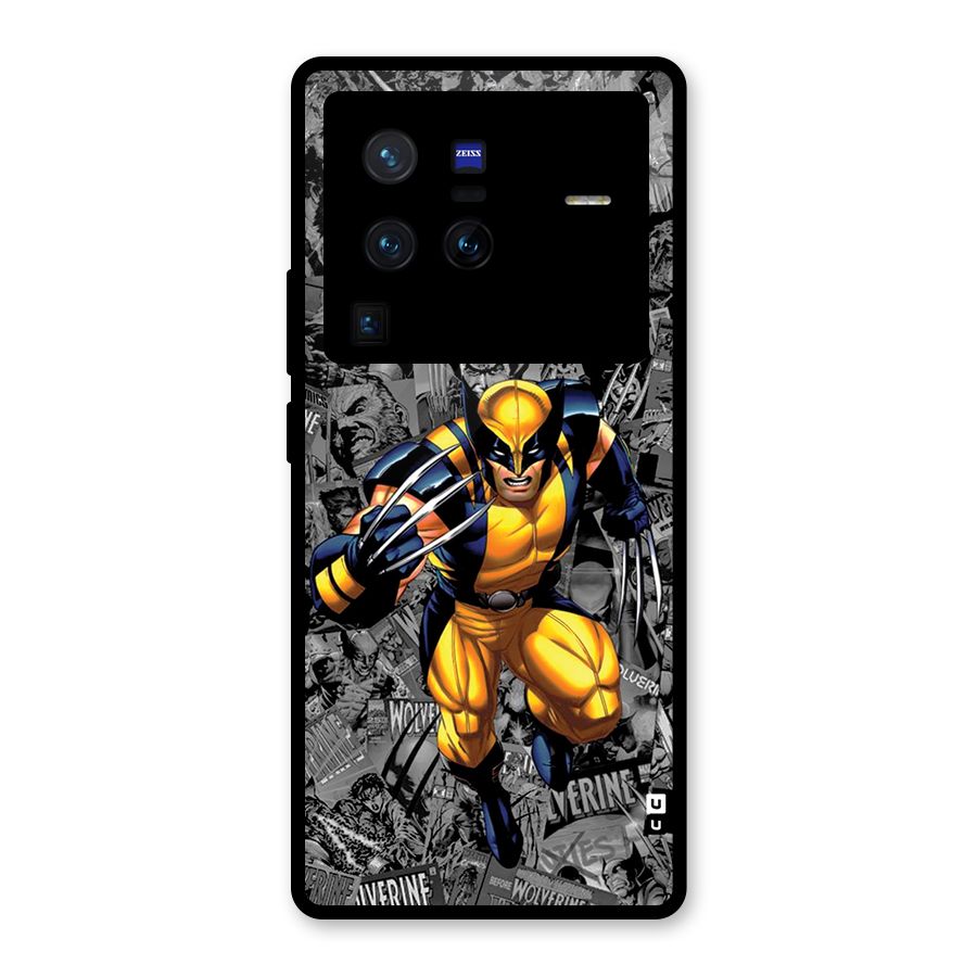Logan Stance Glass Back Case for Vivo X80 Pro