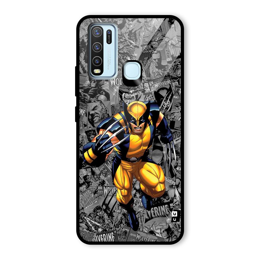 Logan Stance Glass Back Case for Vivo Y30