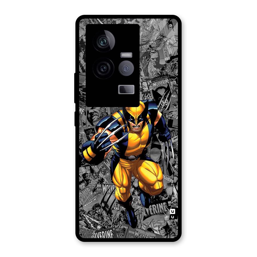 Logan Stance Glass Back Case for Vivo iQOO 11 5G