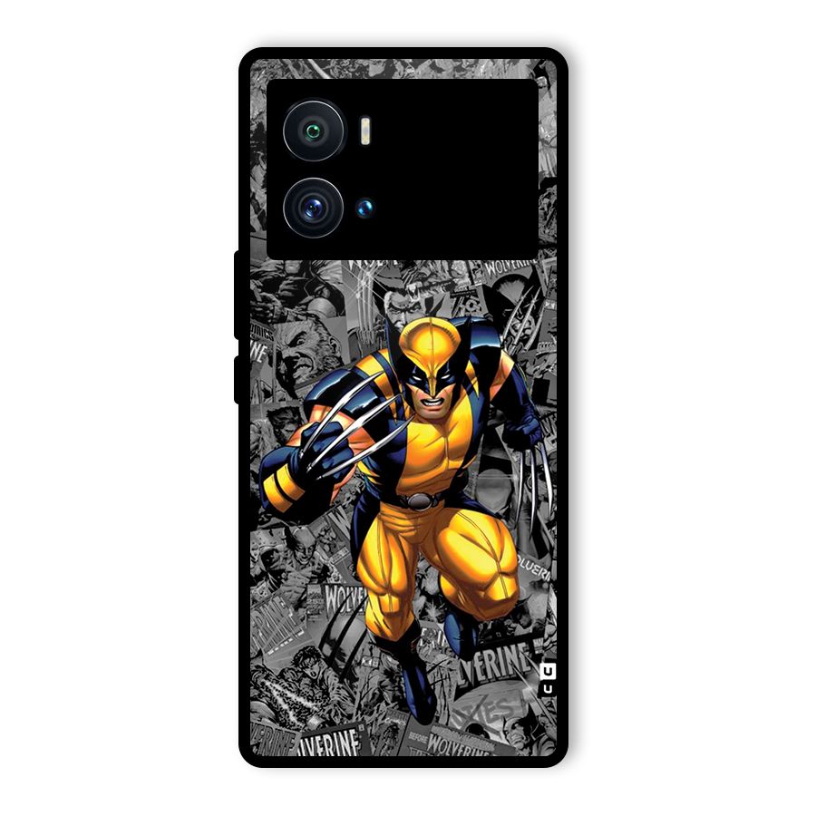 Logan Stance Glass Back Case for Vivo iQOO 9 Pro